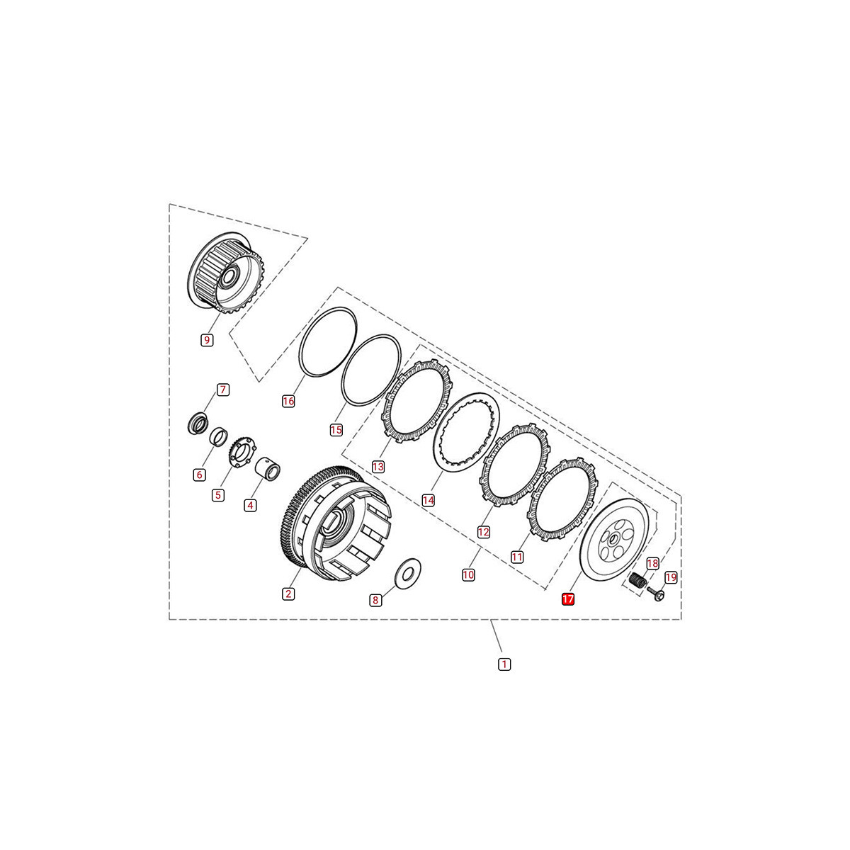 T1170066, Clutch Assy