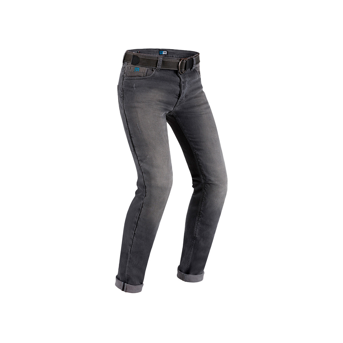 Джинсы PMJ Caferacer серые