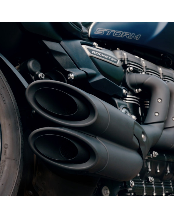 Модификация выхлопа Triumph Rocket 3